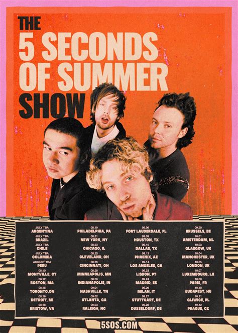 5 SECONDS OF SUMMER Announces Dates For。